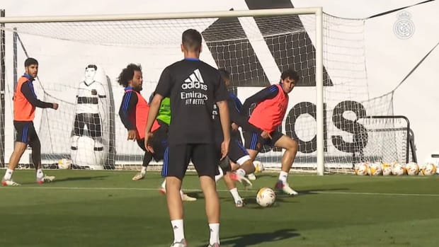 Toni Kroos trained at Real Madrid City